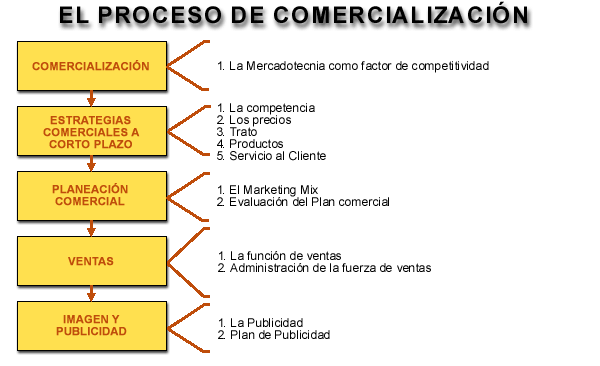 El proceso de comercializacion El proceso de comercializacion
