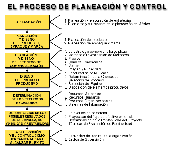 Proceso administrativo en la empresa Proyecto Omega Ramas