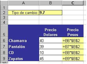 referencia absoluta