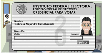 CREDENCIAL DE ELECTOR CREDENCIAL DE ELECTOR