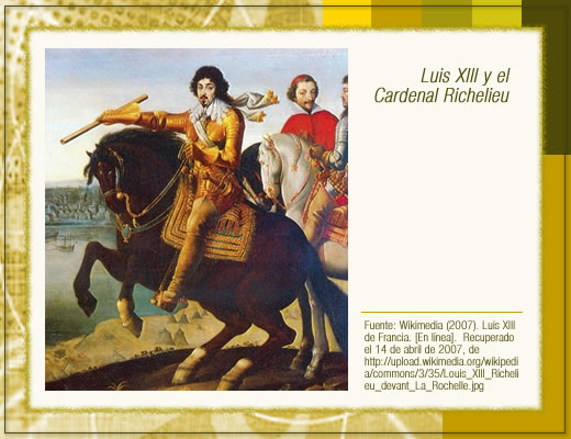 Luis XIII y el Cardenal Richelieu