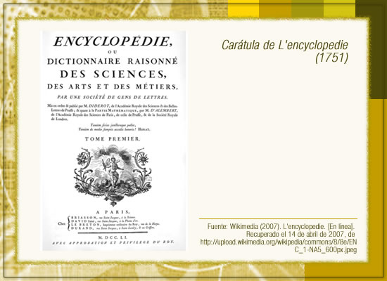 Car�tula de L'encyclopedie (1751)