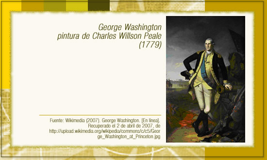 George Washington, pintura de Charles Willson Peale (1779)
